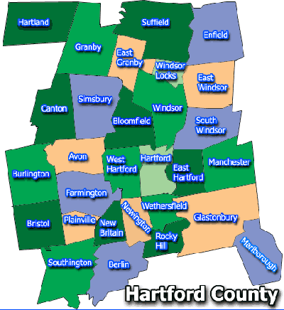 hartford county image map