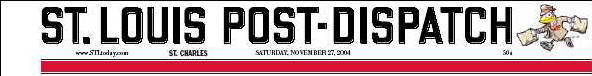 St. Louis Post Dispatch Cover November 27 2004