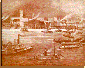 [1884 NY Harbor Waste Barges]